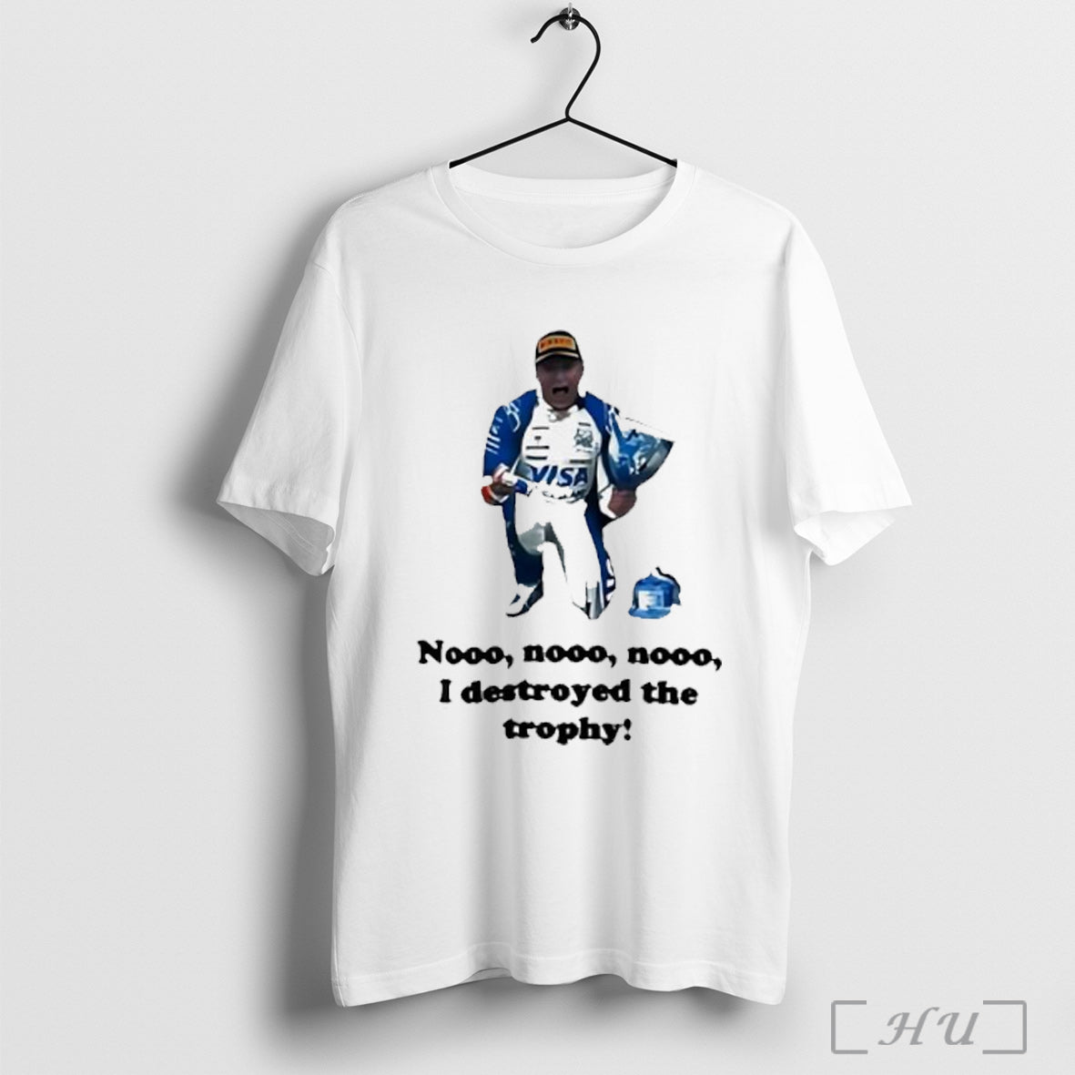 Officials Dale Earnhardt Jr No I Destroyed The Trophy - Adult & Kids T-Shirts, Sweatshirts & Hoodies apparel design preview 1