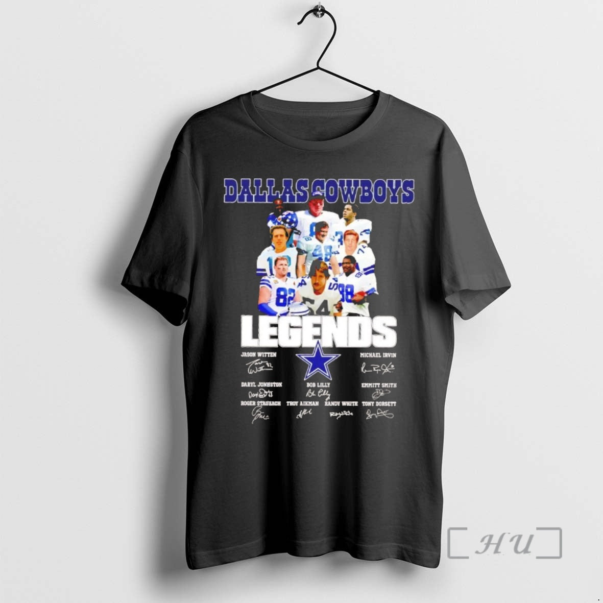 Officials Dallas Cowboys Legends Team Players Chriast - Adult & Kids T-Shirts, Sweatshirts & Hoodies apparel design preview 1