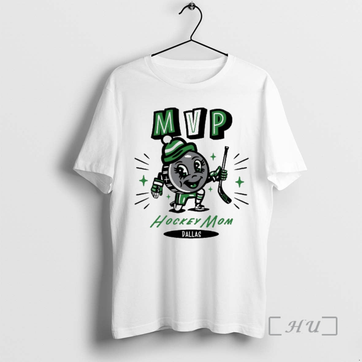 Officials Dallas Stars 2025 Mvp Hockey Mom - Adult & Kids T-Shirts, Sweatshirts & Hoodies apparel design preview 1