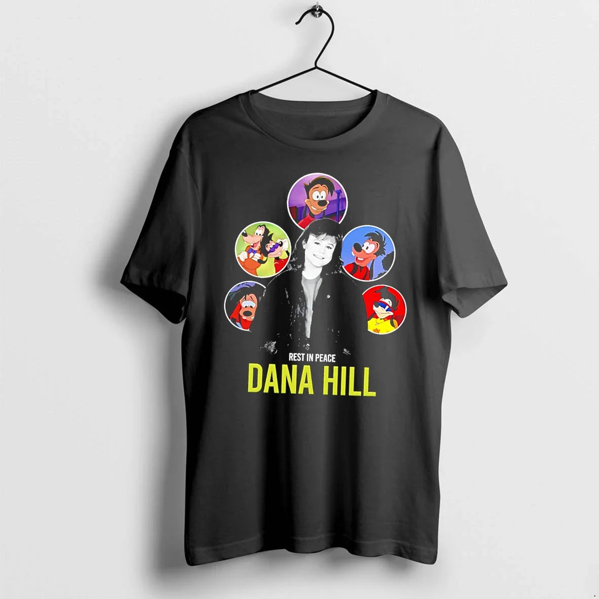 Officials Dana Hill Rest In Peace Tribute Goofy Movie - Adult & Kids T-Shirts, Sweatshirts & Hoodies apparel design preview 1