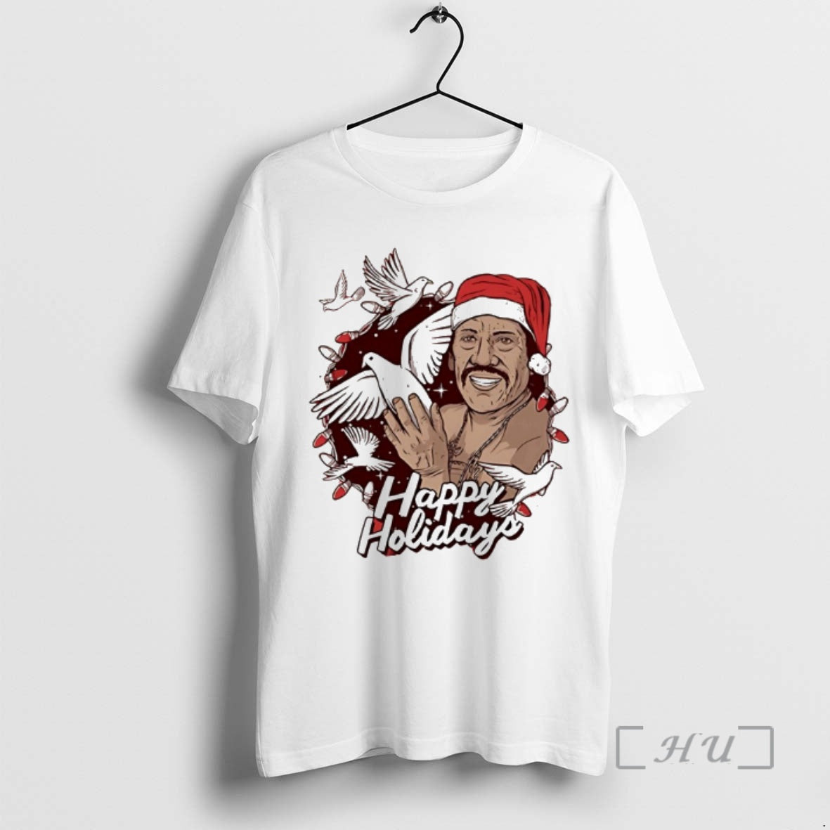 Officials Danny Trejo Happy Holidays - Adult & Kids T-Shirts, Sweatshirts & Hoodies apparel design preview 1
