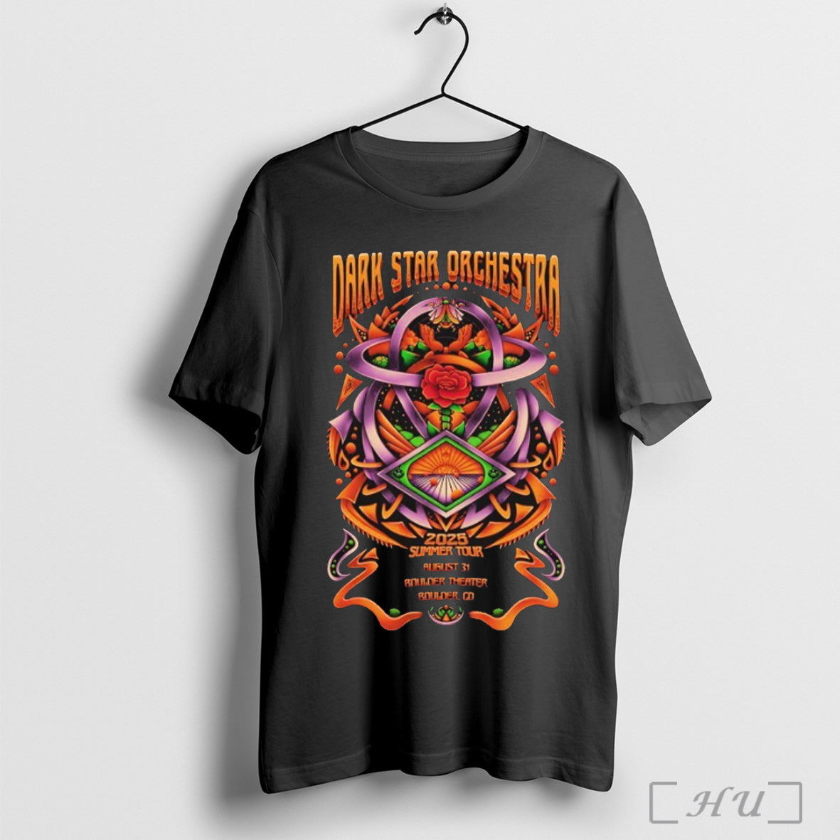 Officials Dark Star Orchestra Aug 31 2025 Boulder - Adult & Kids T-Shirts, Sweatshirts & Hoodies apparel design preview 1