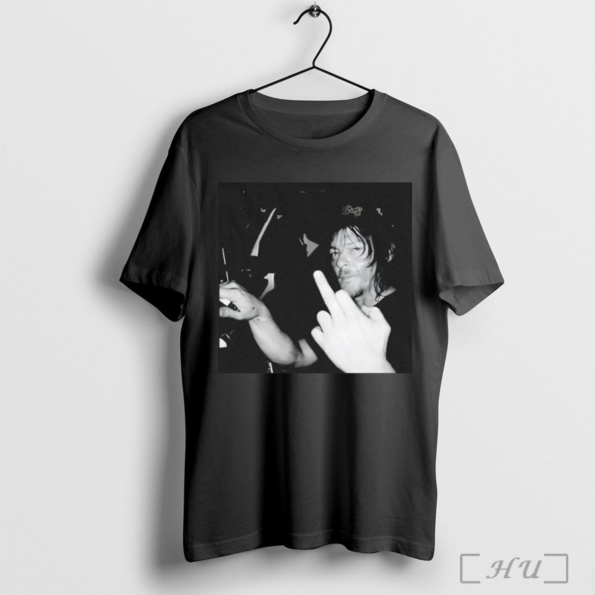 Officials Daryl Dixon Middle Finger Graphic - Adult & Kids T-Shirts, Sweatshirts & Hoodies apparel design preview 1