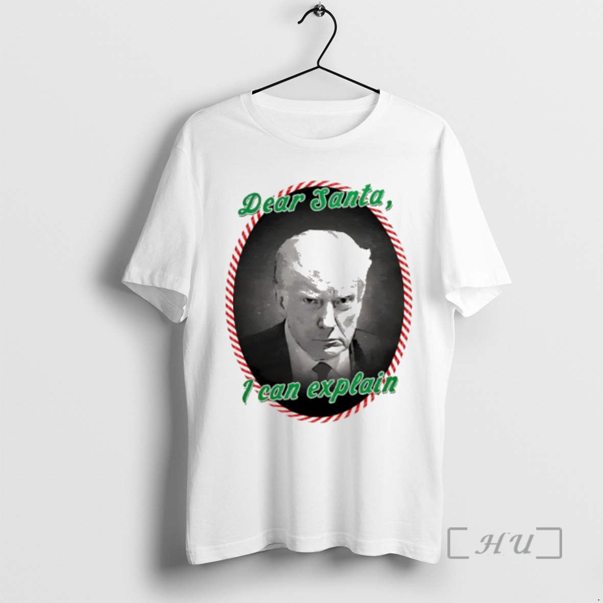 Officials Dear Santa I Can Explain Trump Christmas - Adult & Kids T-Shirts, Sweatshirts & Hoodies apparel design preview 1
