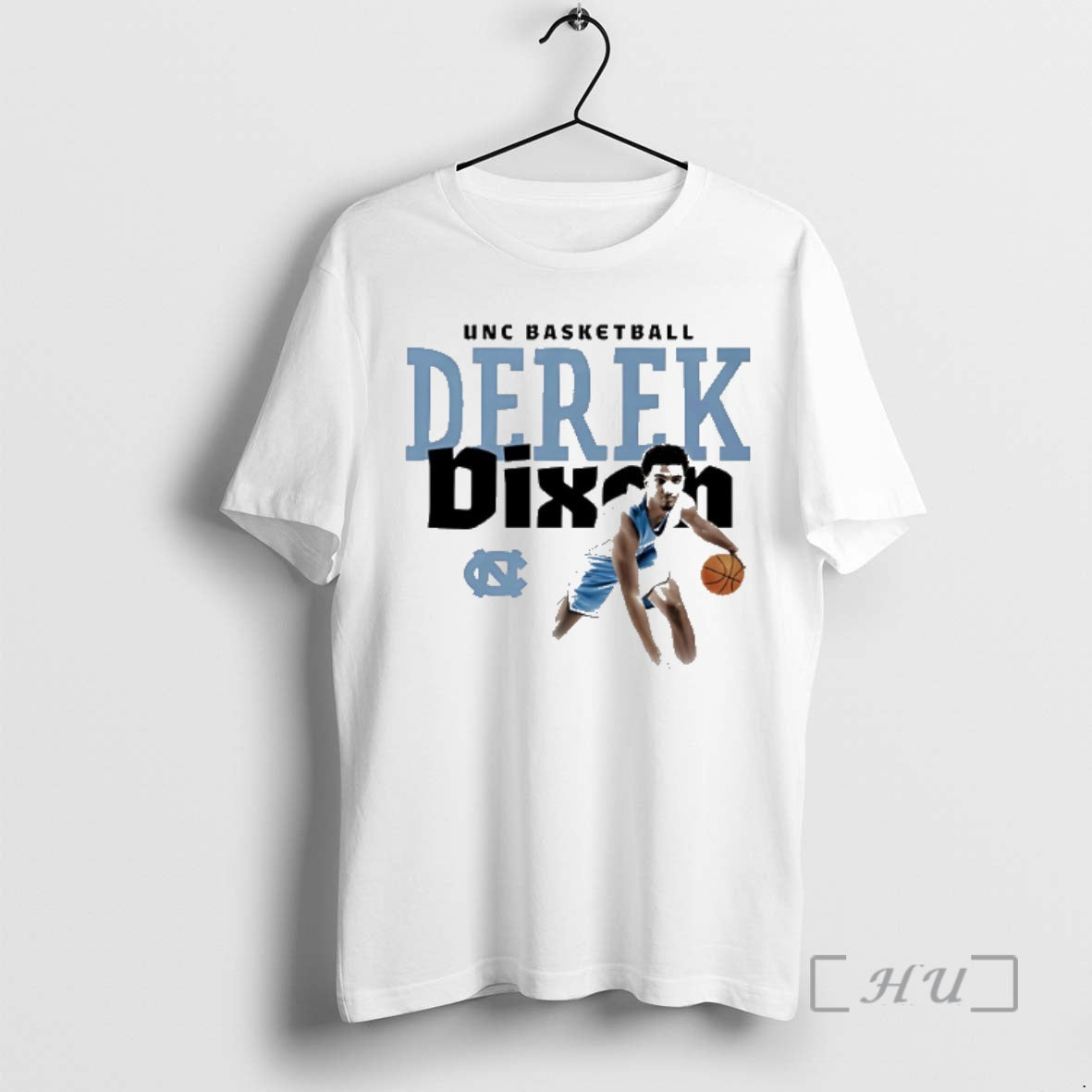 Officials Derek Dixon Unc Basketball Player Graphic - Adult & Kids T-Shirts, Sweatshirts & Hoodies apparel design preview 1