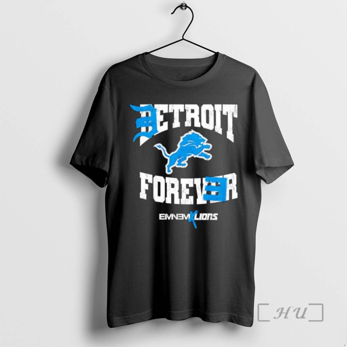 Officials Detroit Lions Detrit Forever Eminem - Adult & Kids T-Shirts, Sweatshirts & Hoodies apparel design preview 1