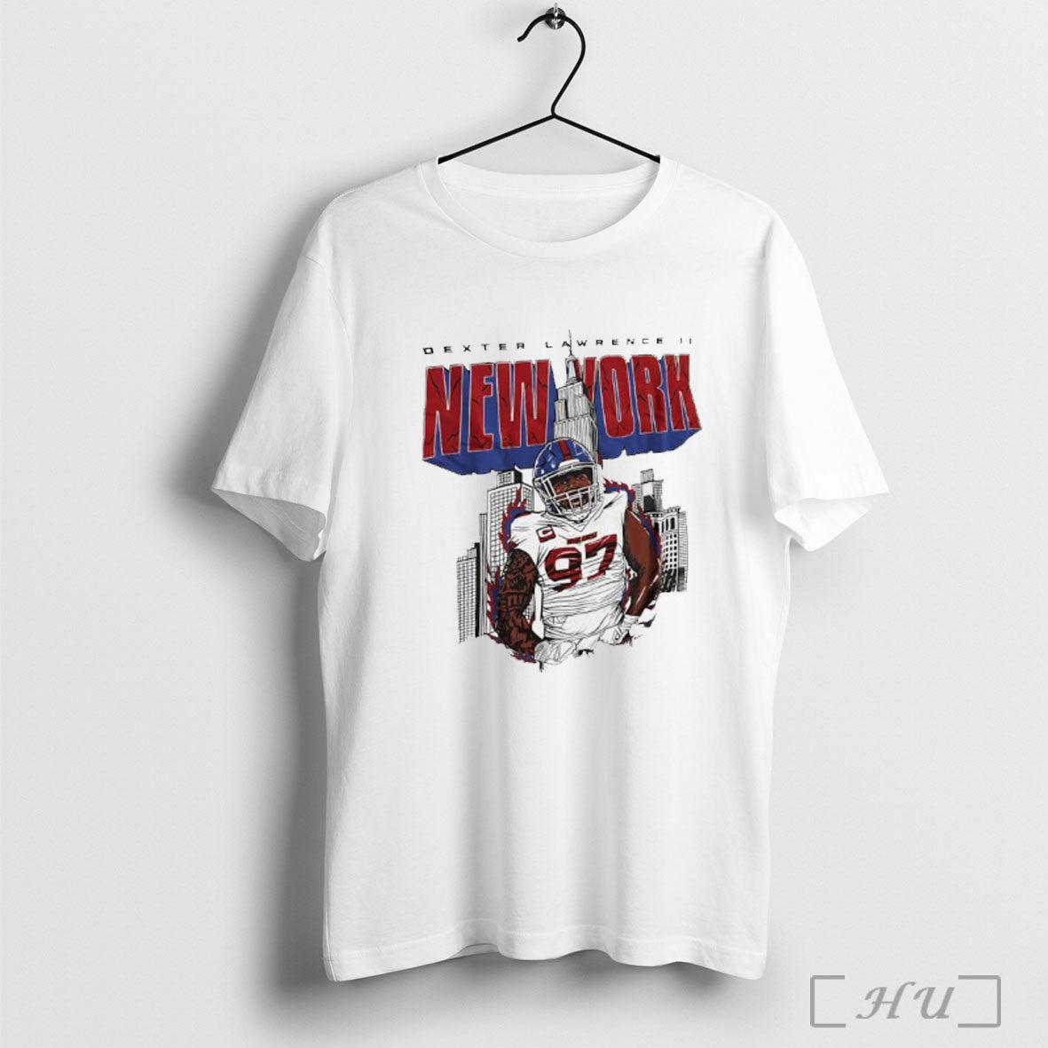Officials Dexter Lawrence Ii New York Cityline - Adult & Kids T-Shirts, Sweatshirts & Hoodies apparel design preview 1