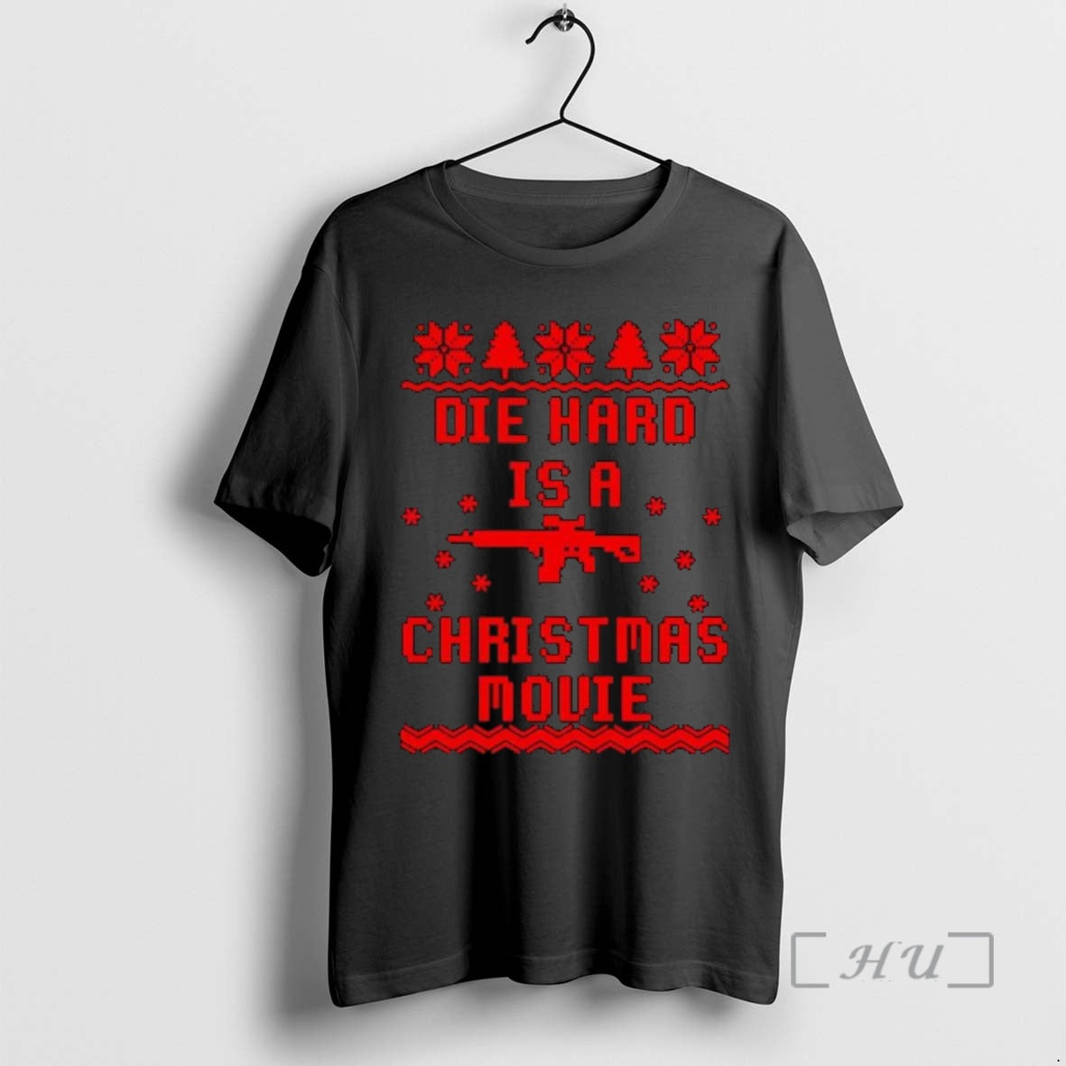 Officials Die Hard Is A Christmas Movie Classic Gun - Adult & Kids T-Shirts, Sweatshirts & Hoodies apparel design preview 1