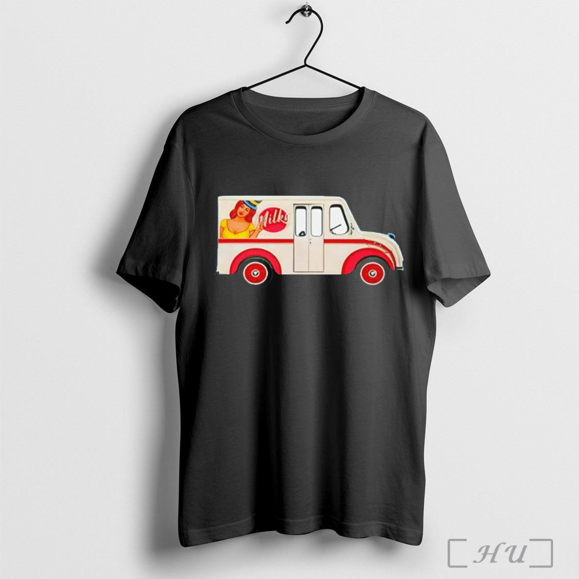 Officials Divco Lightning 1955 Milk Truck Nyc Grilled - Adult & Kids T-Shirts, Sweatshirts & Hoodies apparel design preview 1