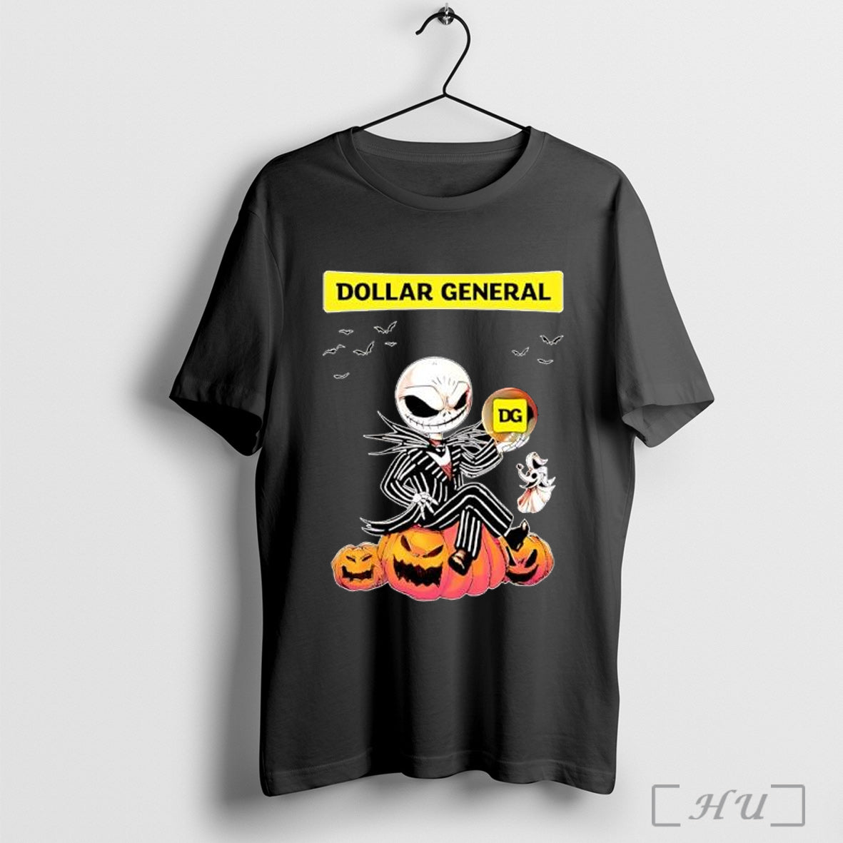 Officials Dollar General Halloween With Jack - Adult & Kids T-Shirts, Sweatshirts & Hoodies apparel design preview 1