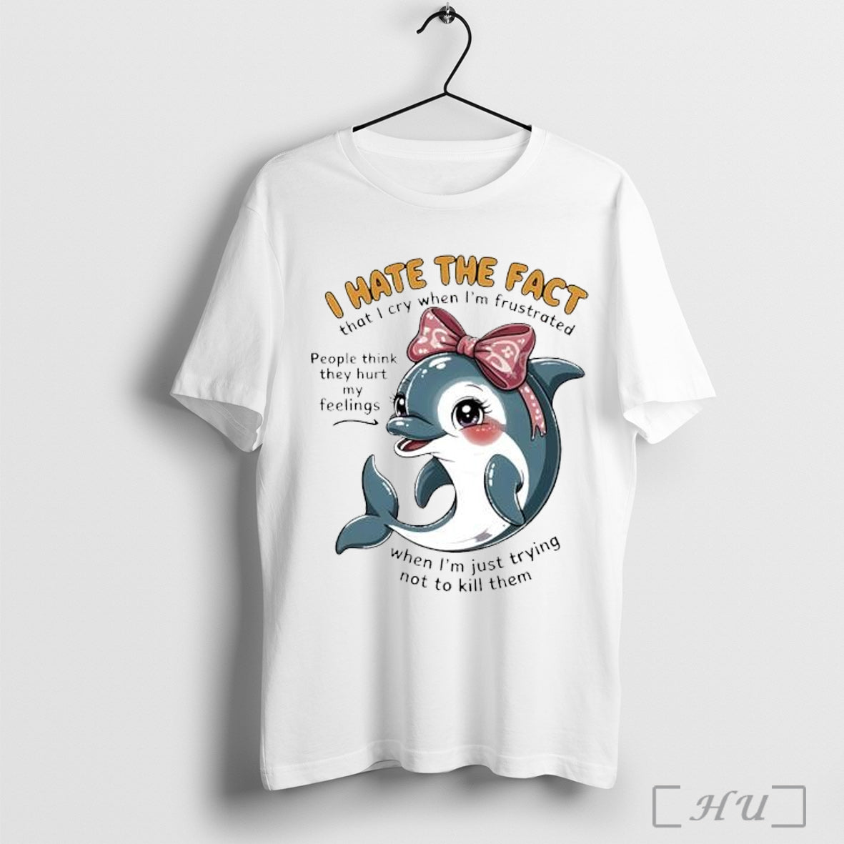 Officials Dolphin I Hate The Fact That Cry When Im - Adult & Kids T-Shirts, Sweatshirts & Hoodies apparel design preview 1