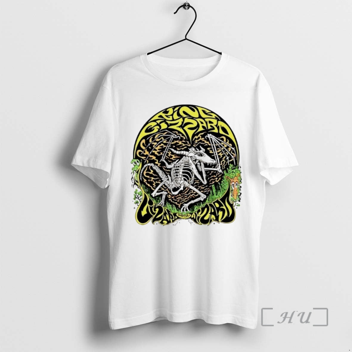 Officials Dragon Skeleton King Gizzard And The Lizard - Adult & Kids T-Shirts, Sweatshirts & Hoodies apparel design preview 1