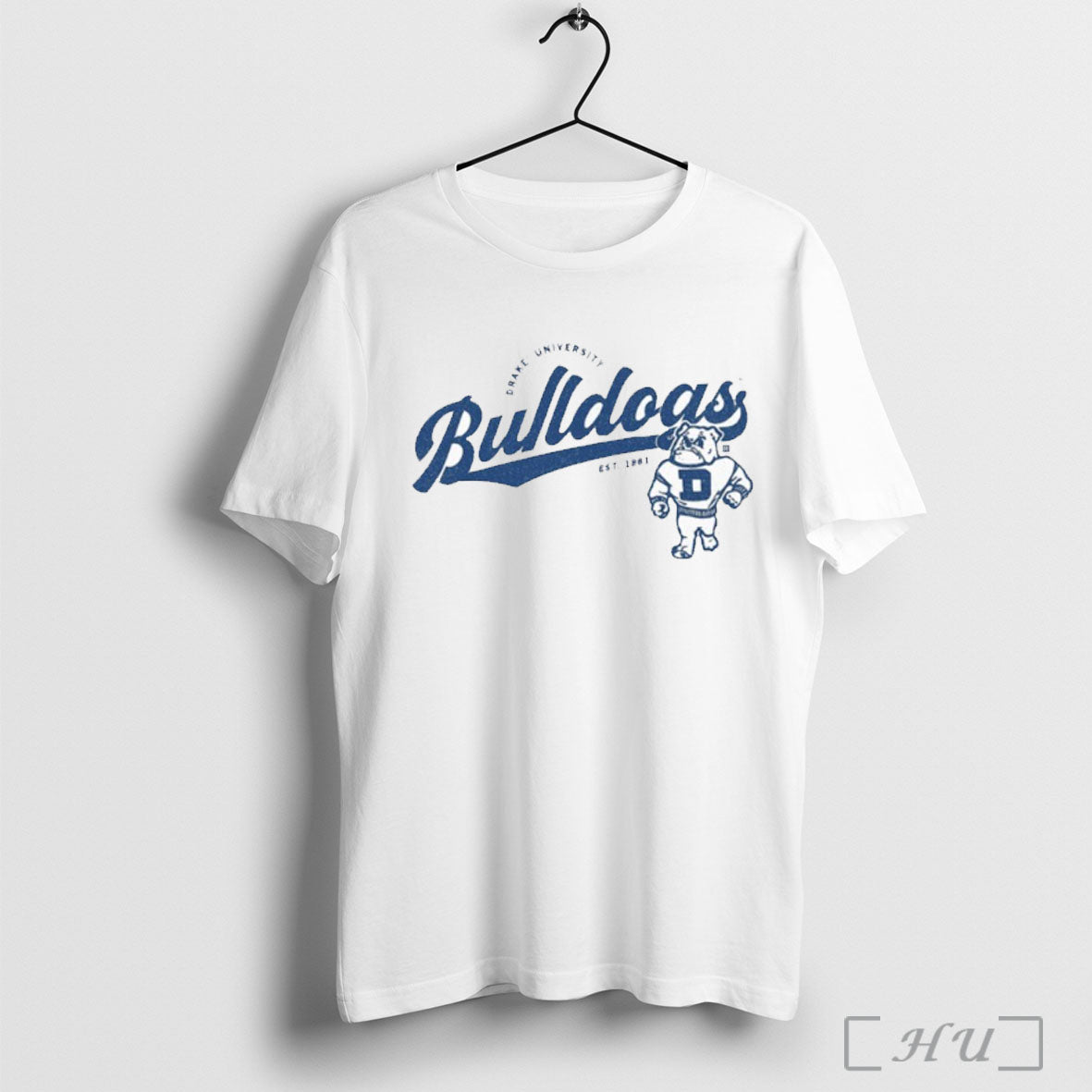 Officials Drake University Bulldogs Script Logo - Adult & Kids T-Shirts, Sweatshirts & Hoodies apparel design preview 1