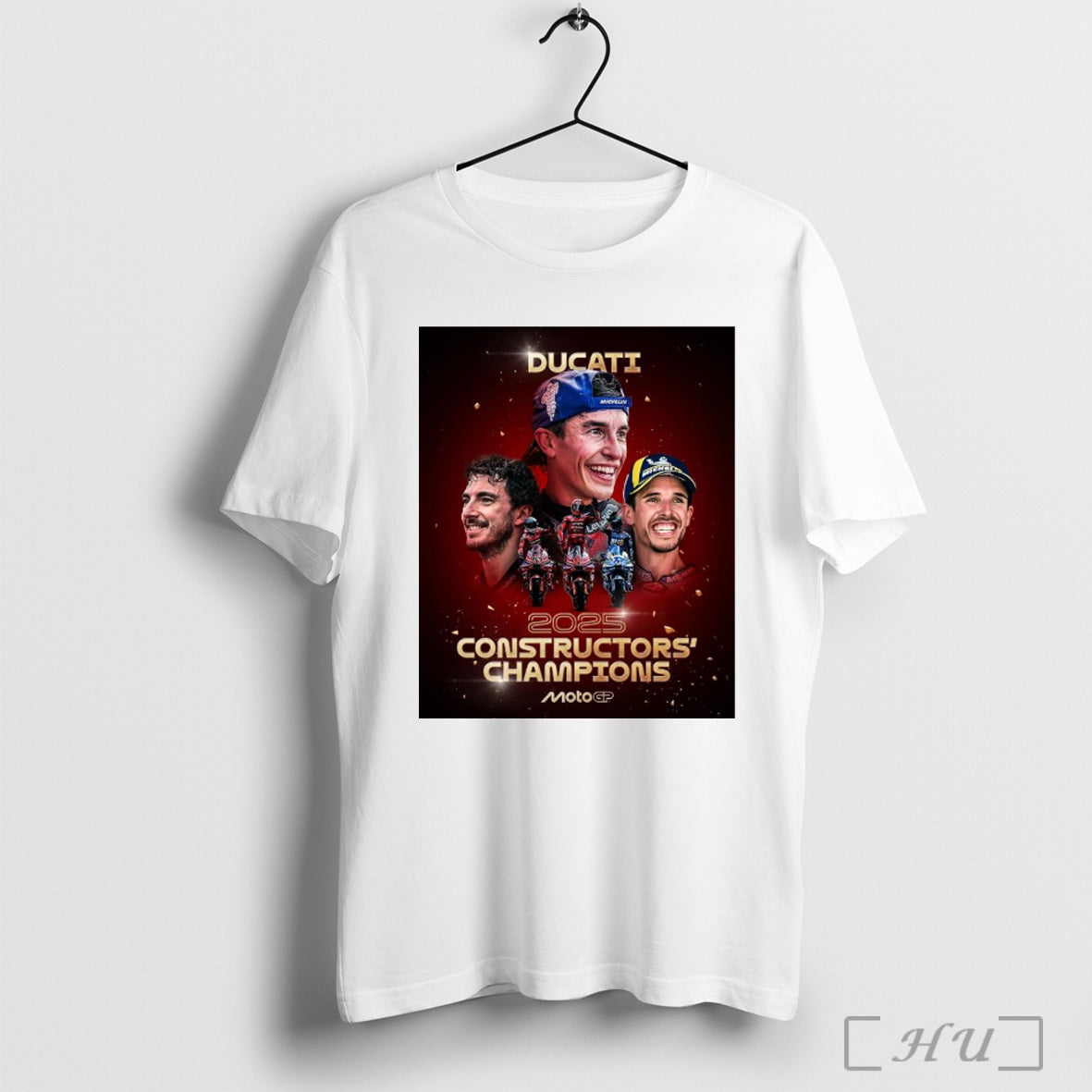 Officials Ducati 2025 Constructors Champions Marc - Adult & Kids T-Shirts, Sweatshirts & Hoodies apparel design preview 1
