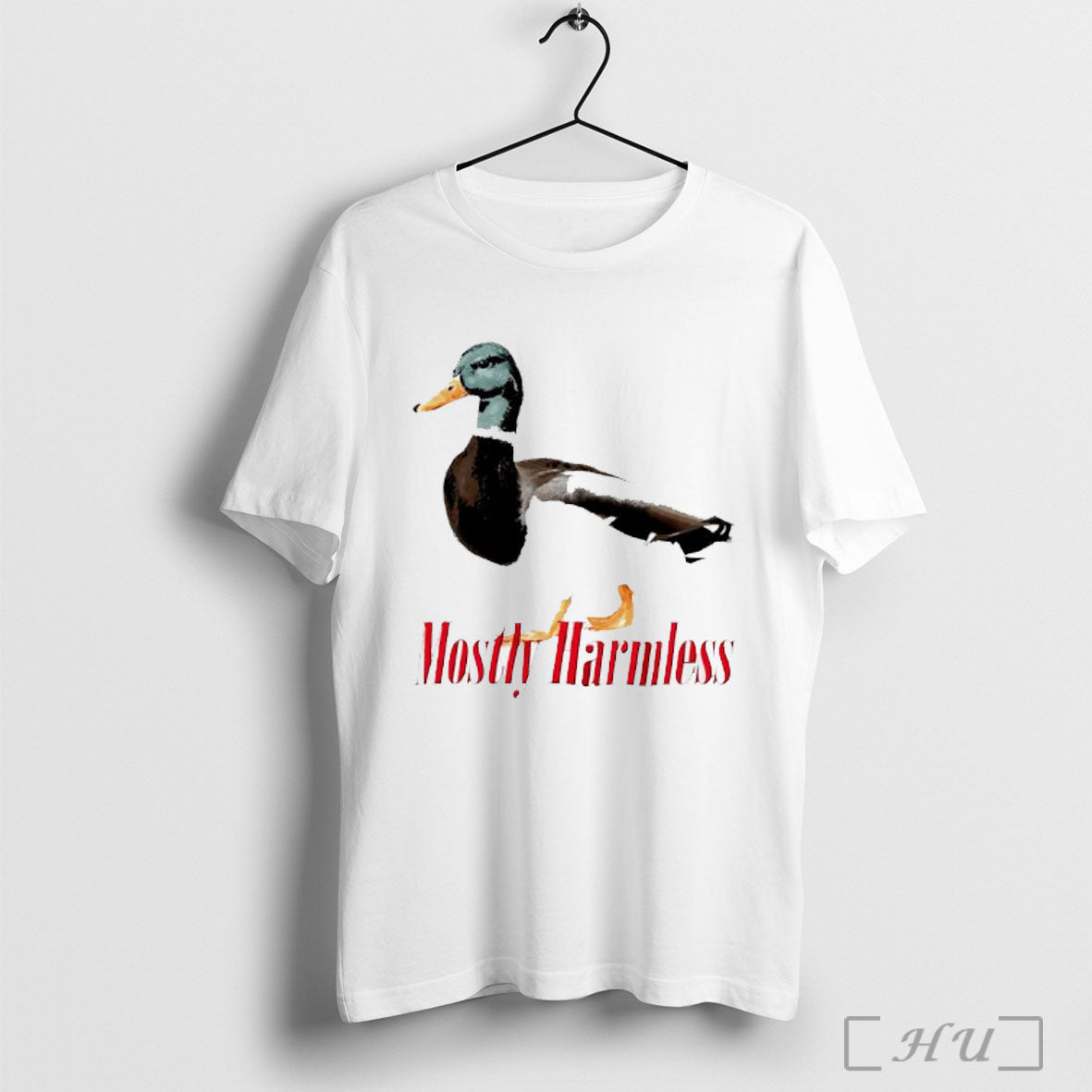 Officials Duck Mostly Harmless - Adult & Kids T-Shirts, Sweatshirts & Hoodies apparel design preview 1