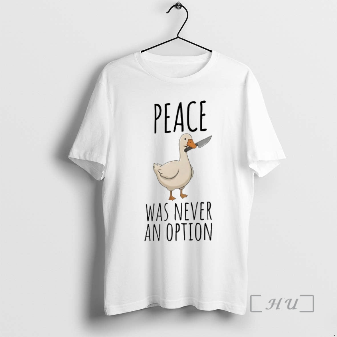 Officials Duck Peace Was Never An Option - Adult & Kids T-Shirts, Sweatshirts & Hoodies apparel design preview 1