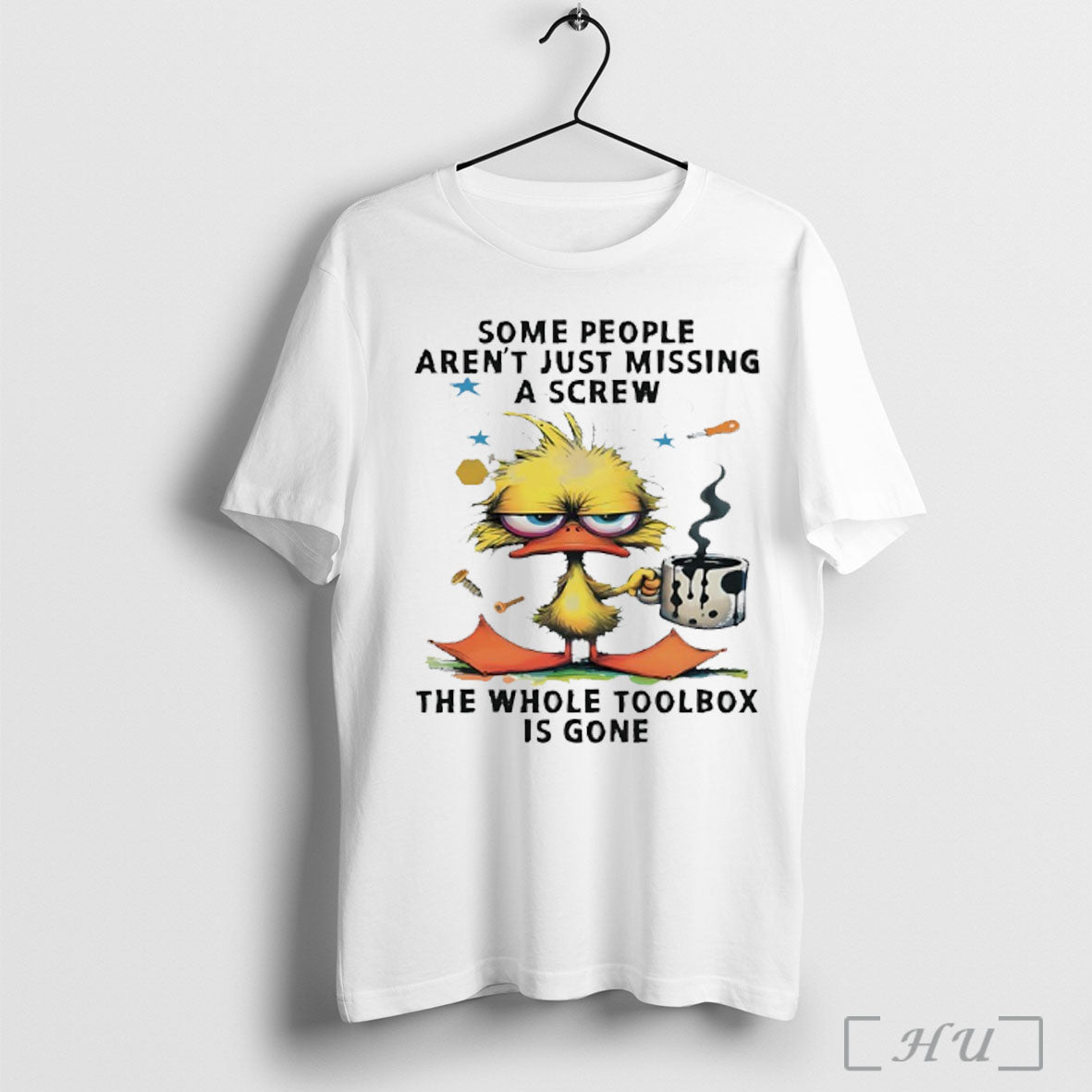 Officials Duck Some People Arent Just Missing A Screw - Adult & Kids T-Shirts, Sweatshirts & Hoodies apparel design preview 1