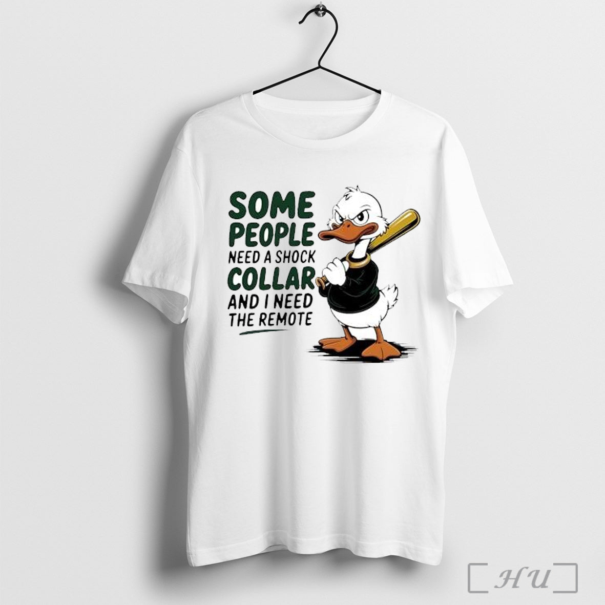 Officials Duck Some People Need A Shock Collar And I - Adult & Kids T-Shirts, Sweatshirts & Hoodies apparel design preview 1