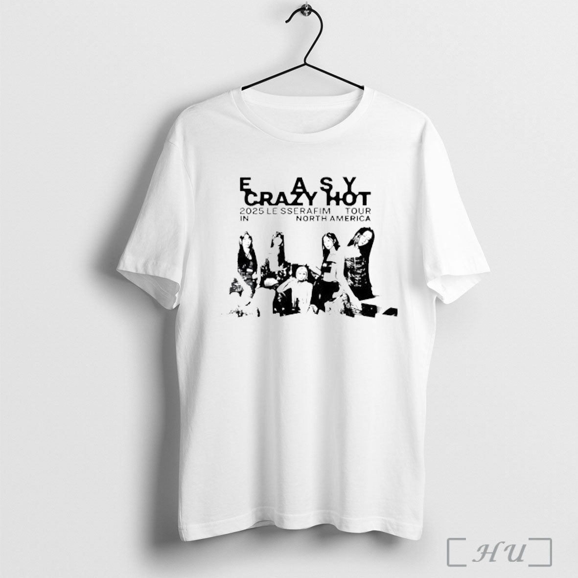 Officials Easy Crazy Hot 2025 Le Sserafim Tour In - Adult & Kids T-Shirts, Sweatshirts & Hoodies apparel design preview 1