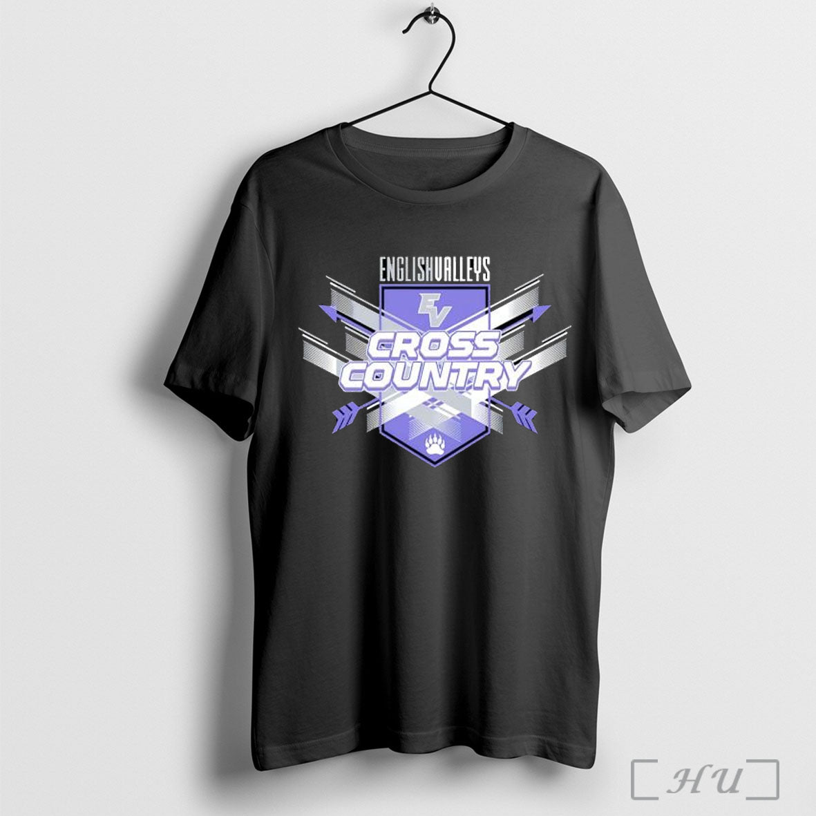 Officials English Valleys Cross Country Logo - Adult & Kids T-Shirts, Sweatshirts & Hoodies apparel design preview 1