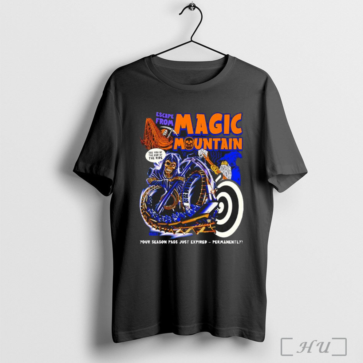 Officials Escape From Magic Mountain Death See You At - Adult & Kids T-Shirts, Sweatshirts & Hoodies apparel design preview 1