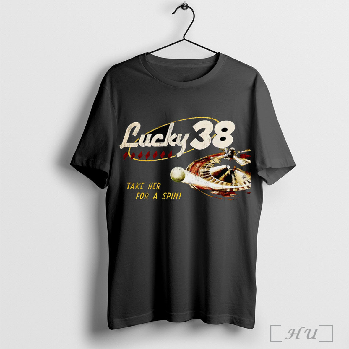 Officials Fallout New Vegas Lucky 38 - Adult & Kids T-Shirts, Sweatshirts & Hoodies apparel design preview 1