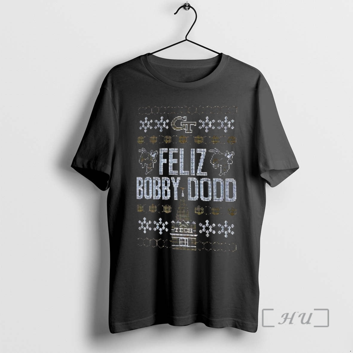 Officials Feliz Bobby Dodd Georgia Tech Yellow - Adult & Kids T-Shirts, Sweatshirts & Hoodies apparel design preview 1