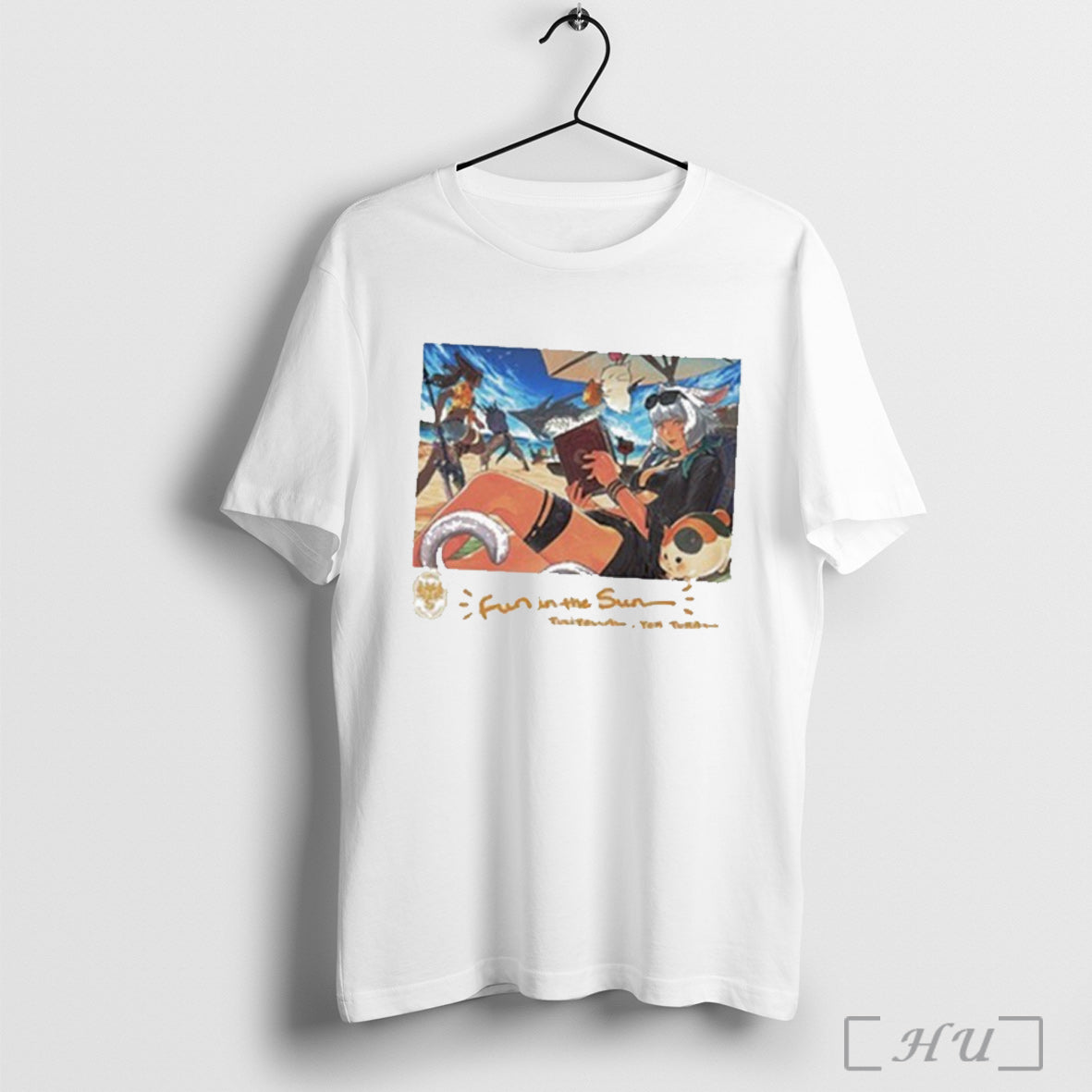 Officials Final Fantasy Xiv Game Fun In The Sun - Adult & Kids T-Shirts, Sweatshirts & Hoodies apparel design preview 1