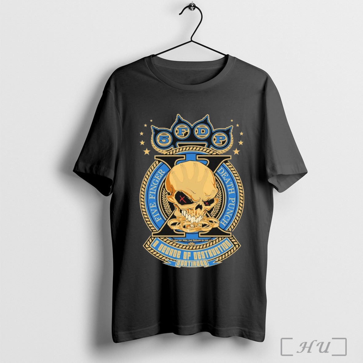 Officials Five Finger Death Punch Decade Of - Adult & Kids T-Shirts, Sweatshirts & Hoodies apparel design preview 1