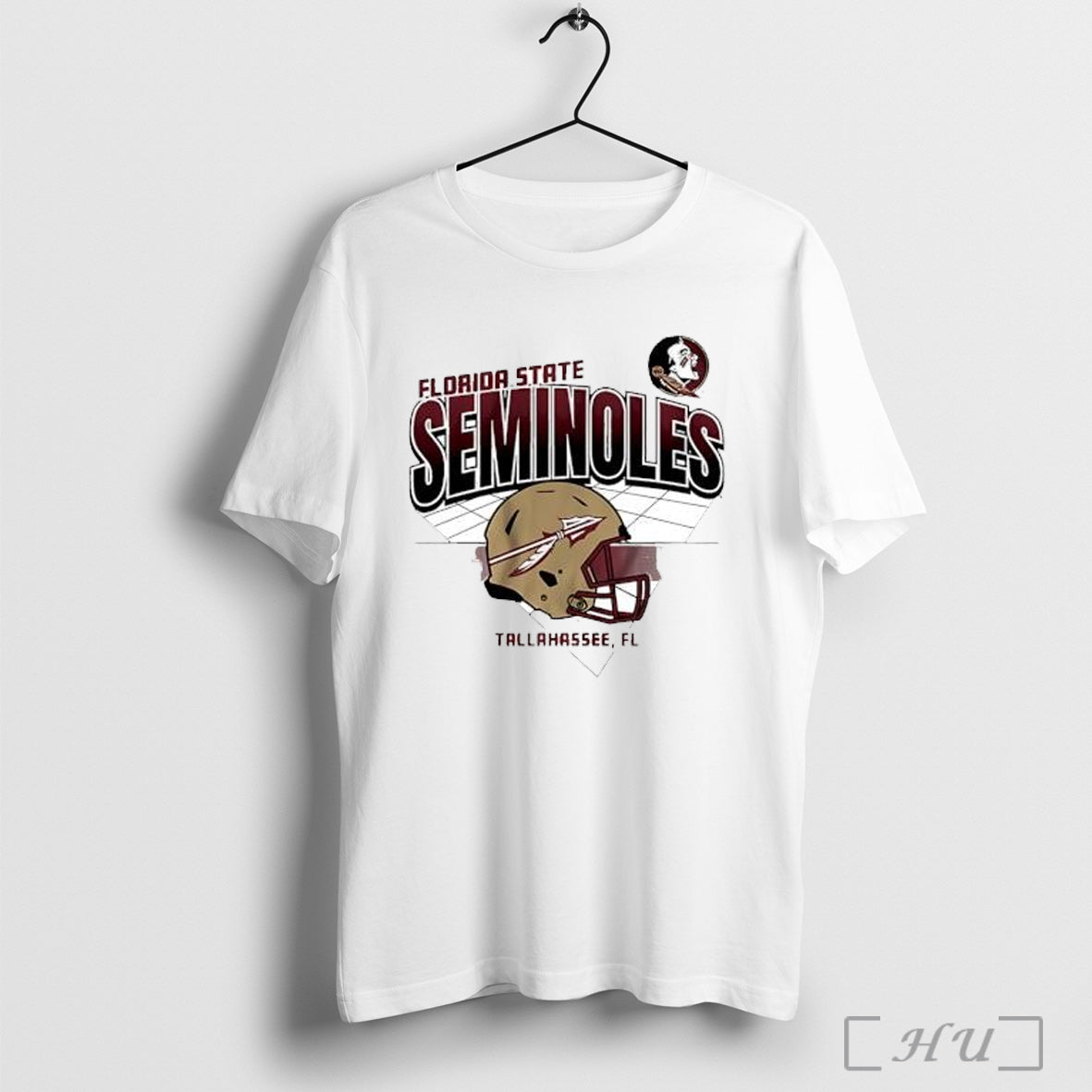 Officials Florida State Football Helmet Grid - Adult & Kids T-Shirts, Sweatshirts & Hoodies apparel design preview 1
