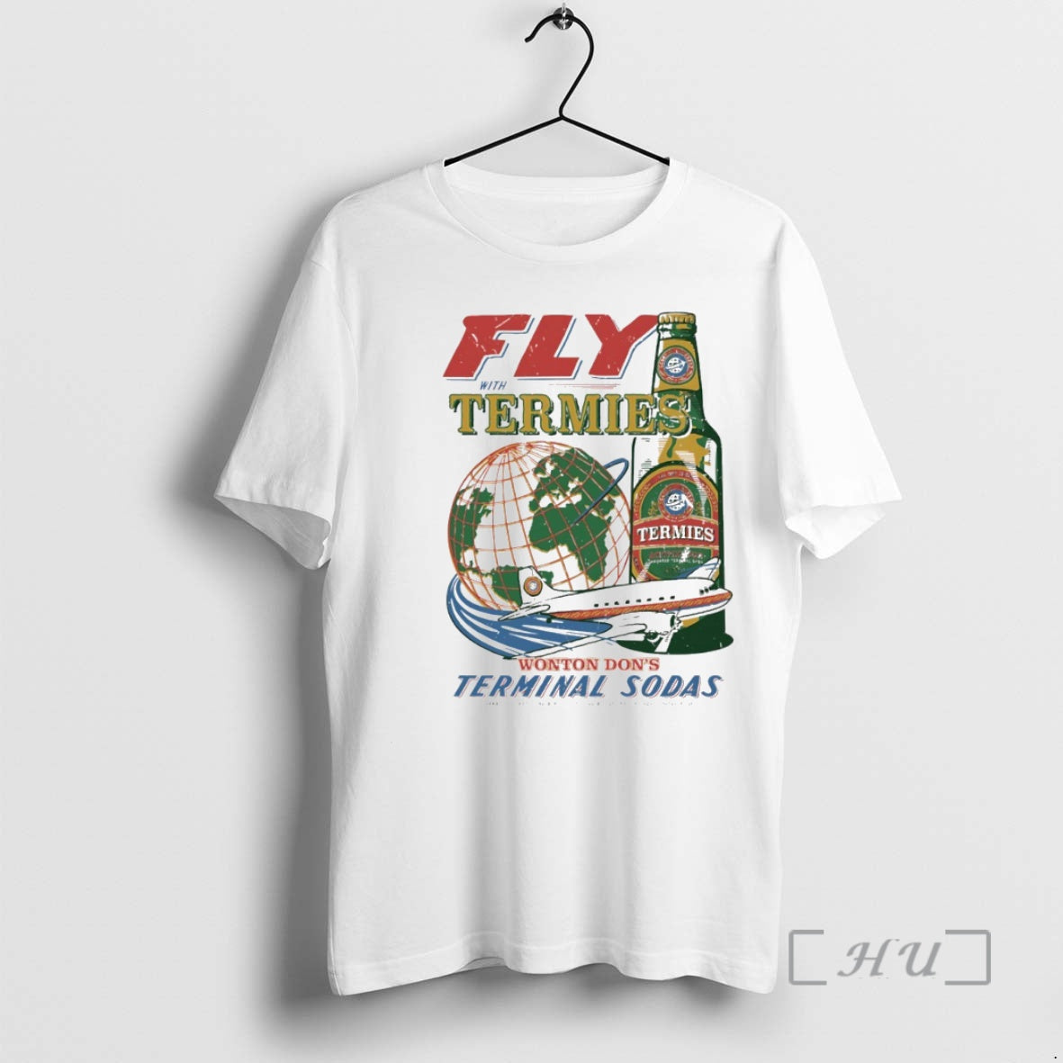 Officials Fly With Termies Pigment Circle - Adult & Kids T-Shirts, Sweatshirts & Hoodies apparel design preview 1