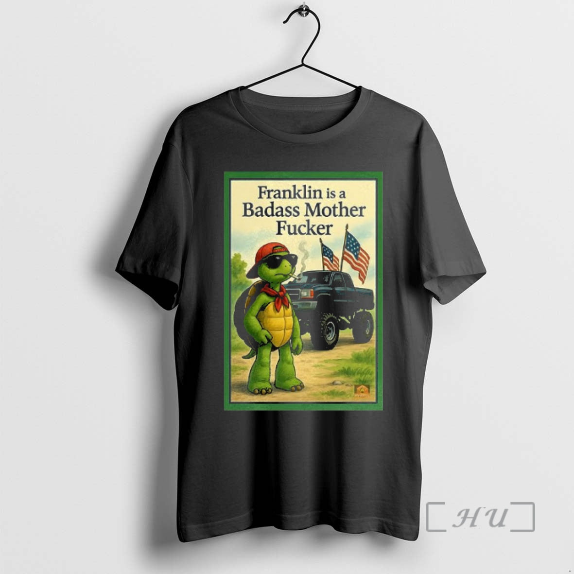 Officials Franklin Is A Badass Mother Fucker - Adult & Kids T-Shirts, Sweatshirts & Hoodies apparel design preview 1