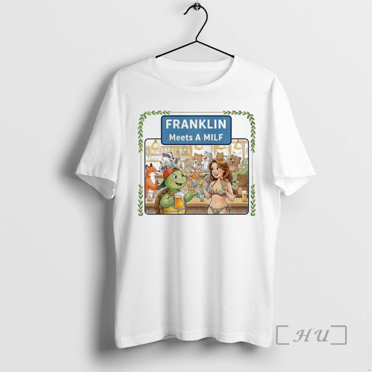 Officials Franklin Meets A Milf - Adult & Kids T-Shirts, Sweatshirts & Hoodies apparel design preview 1