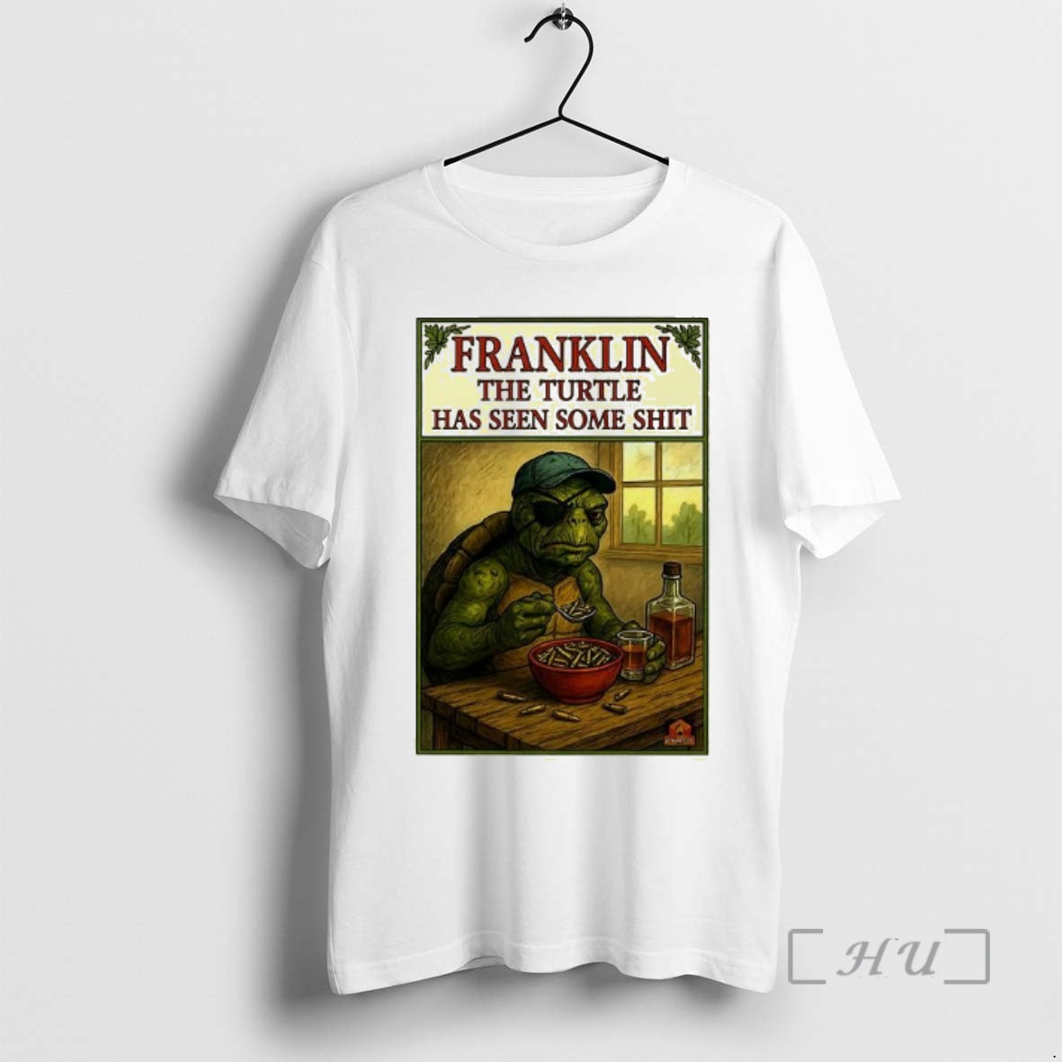 Officials Franklin The Turtle Has Seen Some Shit - Adult & Kids T-Shirts, Sweatshirts & Hoodies apparel design preview 1