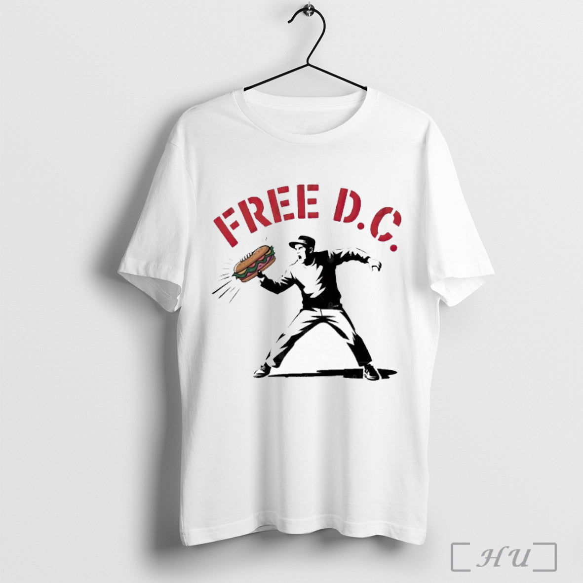 Officials Free Dc Sandwich Thrower Activist - Adult & Kids T-Shirts, Sweatshirts & Hoodies apparel design preview 1