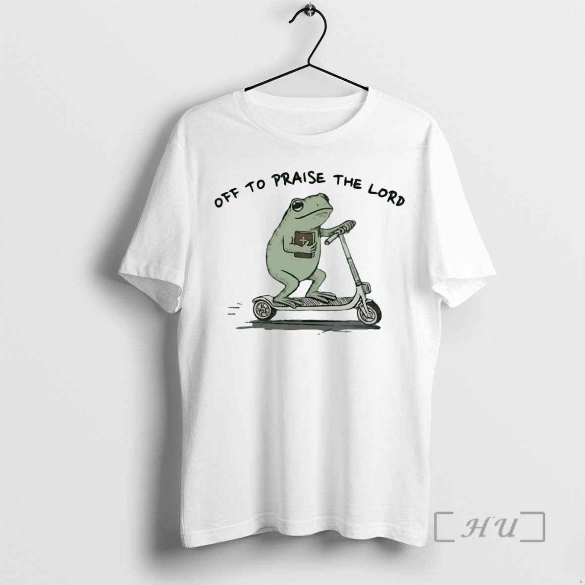 Officials Frog Off To Praise The Lord - Adult & Kids T-Shirts, Sweatshirts & Hoodies apparel design preview 1