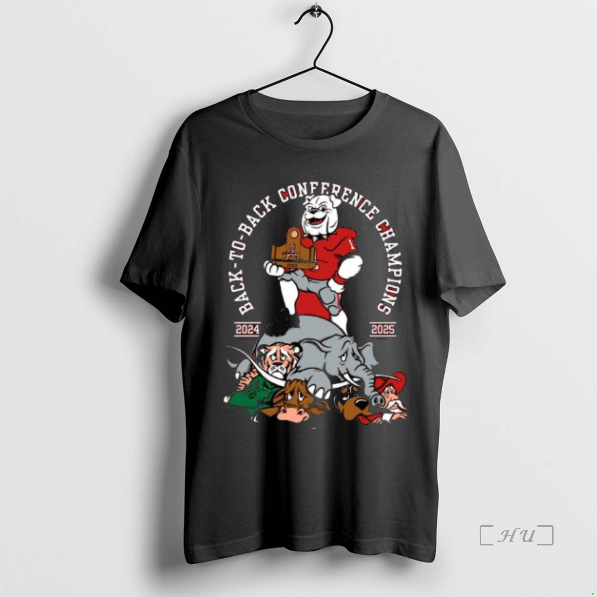 Officials Ga Back To Conference Champions - Adult & Kids T-Shirts, Sweatshirts & Hoodies apparel design preview 1