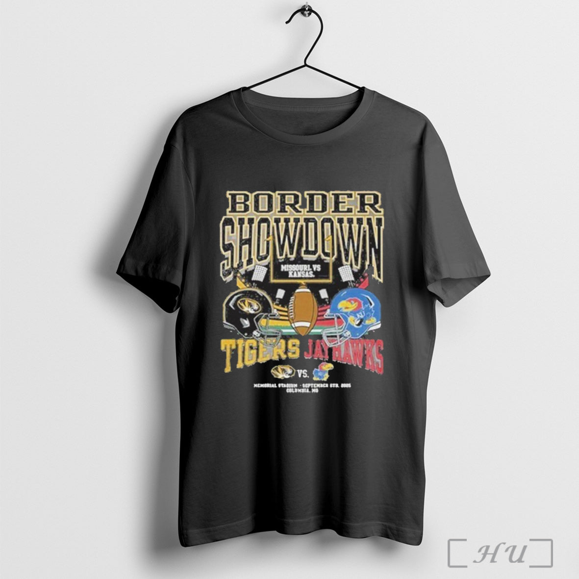 Officials Gameday Border Showdown 2025 Kansas Vs - Adult & Kids T-Shirts, Sweatshirts & Hoodies apparel design preview 1