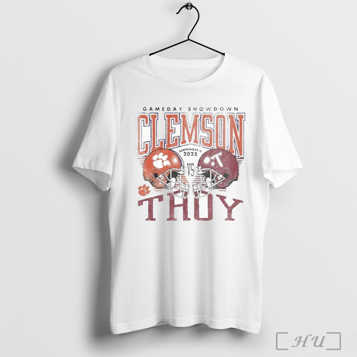 Officials Gameday Clemson Vs Troy September 6 2025 - Adult & Kids T-Shirts, Sweatshirts & Hoodies apparel design preview 1