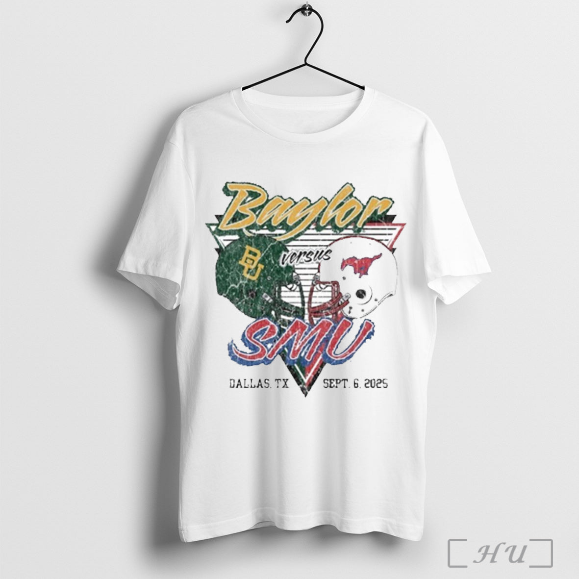 Officials Gameday Showdown 2025 Smu Vs Baylor Matchup - Adult & Kids T-Shirts, Sweatshirts & Hoodies apparel design preview 1