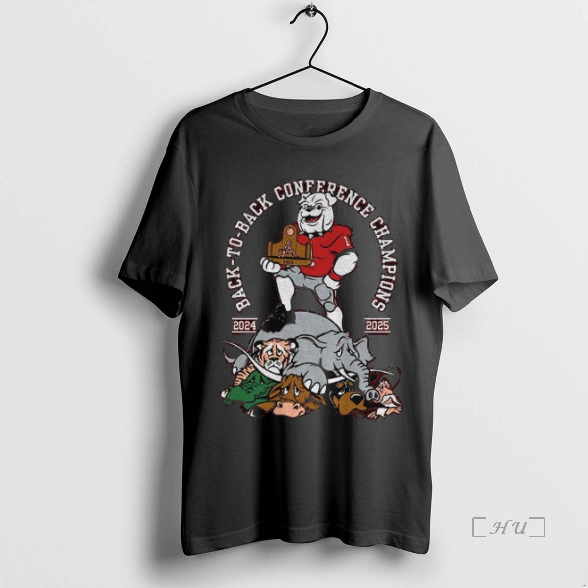 Officials Georgia Bulldogs 2024 25 Back To Conference - Adult & Kids T-Shirts, Sweatshirts & Hoodies apparel design preview 1
