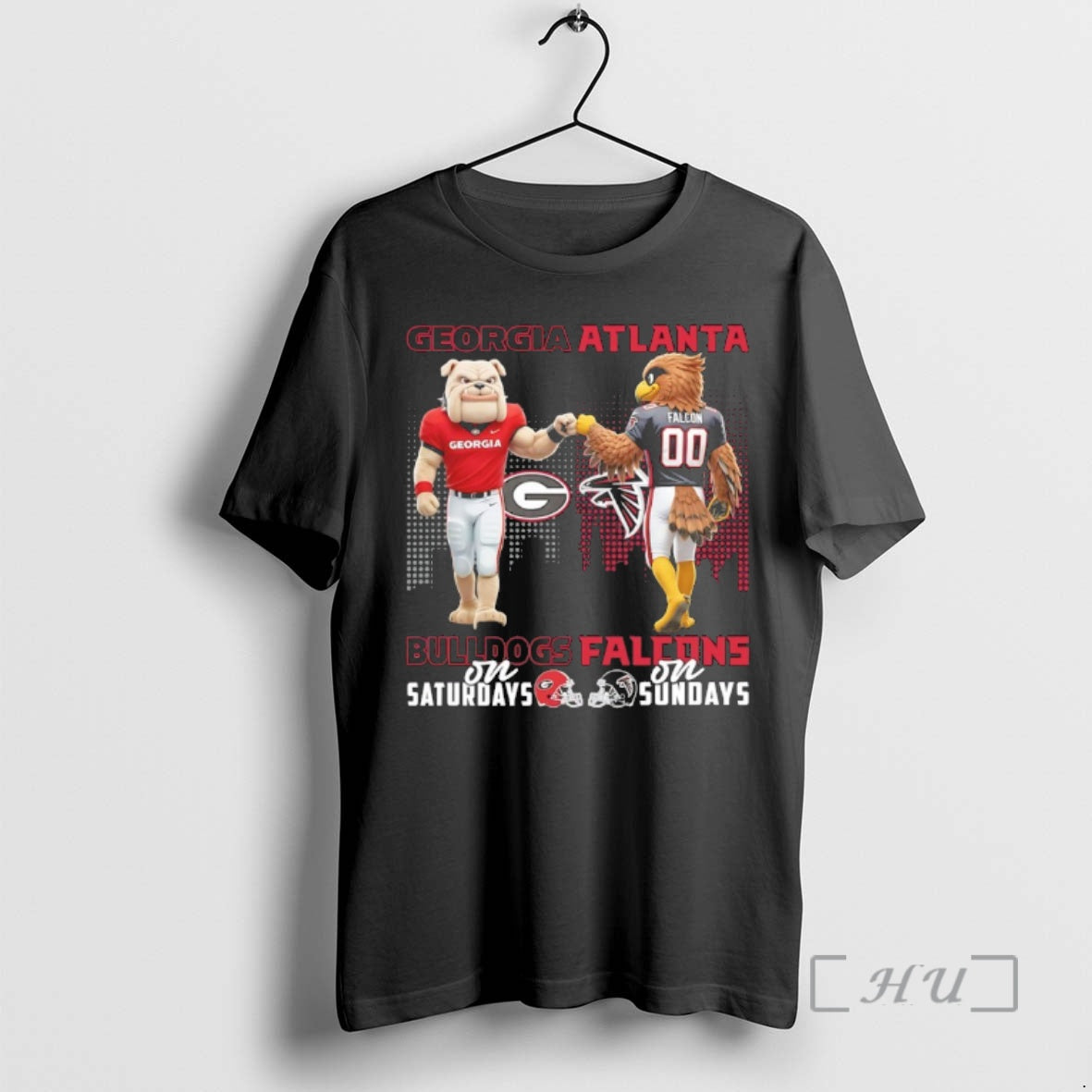 Officials Georgia Bulldogs On Saturday And Atlanta - Adult & Kids T-Shirts, Sweatshirts & Hoodies apparel design preview 1