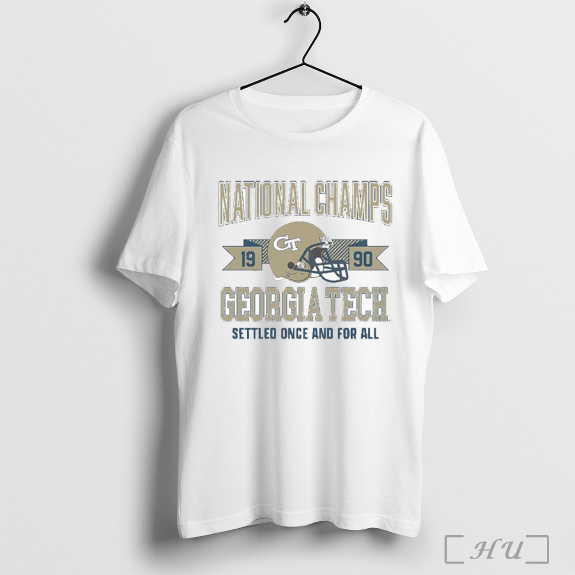 Officials Georgia Tech Football 1990 National Champs - Adult & Kids T-Shirts, Sweatshirts & Hoodies apparel design preview 1