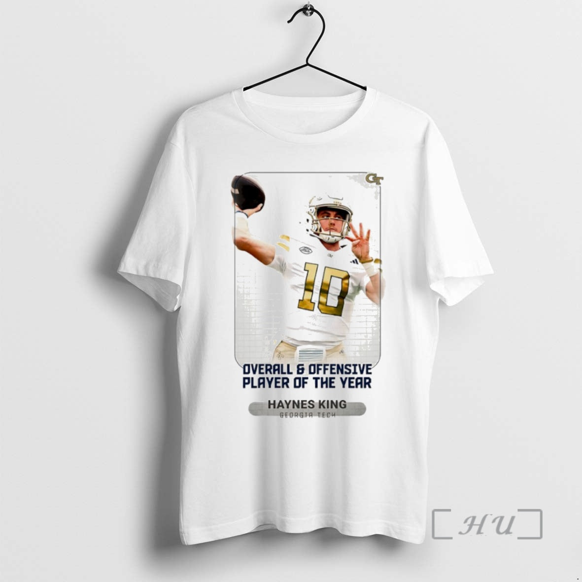 Officials Georgia Tech Yellow Jackets Haynes King - Adult & Kids T-Shirts, Sweatshirts & Hoodies apparel design preview 1
