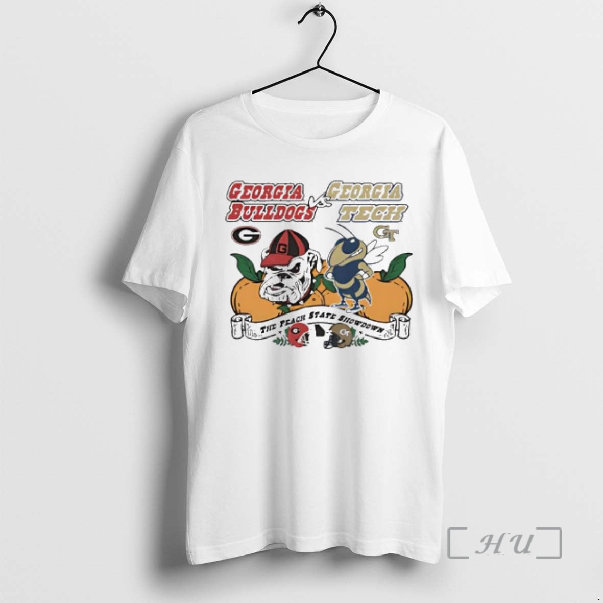 Officials Georgia Tech Yellow Jackets Showdown Versus - Adult & Kids T-Shirts, Sweatshirts & Hoodies apparel design preview 1