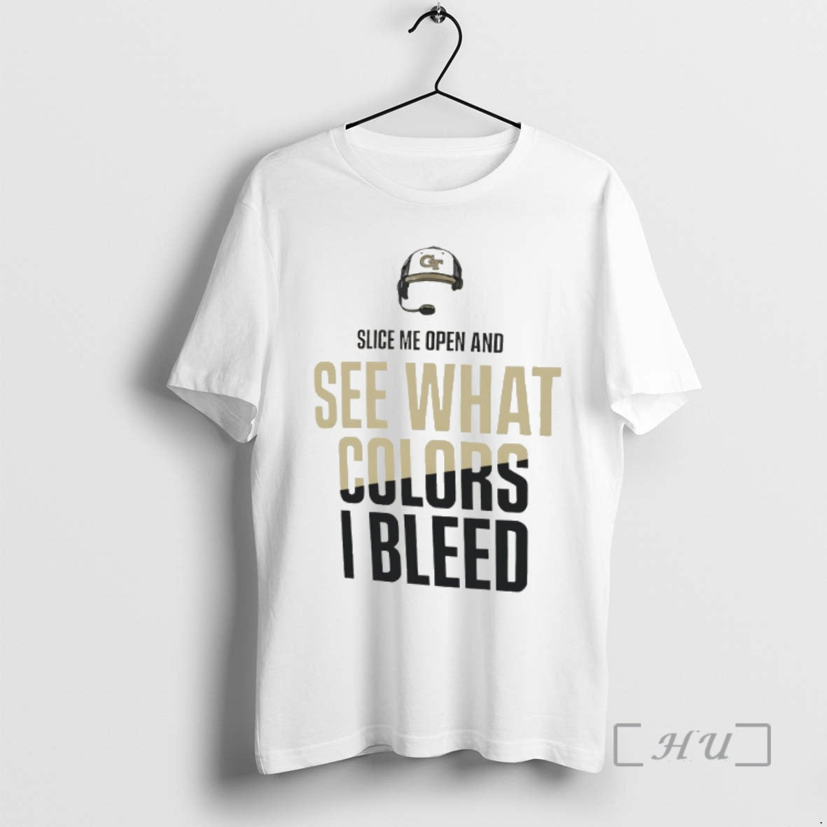 Officials Georgia Tech Yellow Jackets Football Slice - Adult & Kids T-Shirts, Sweatshirts & Hoodies apparel design preview 1