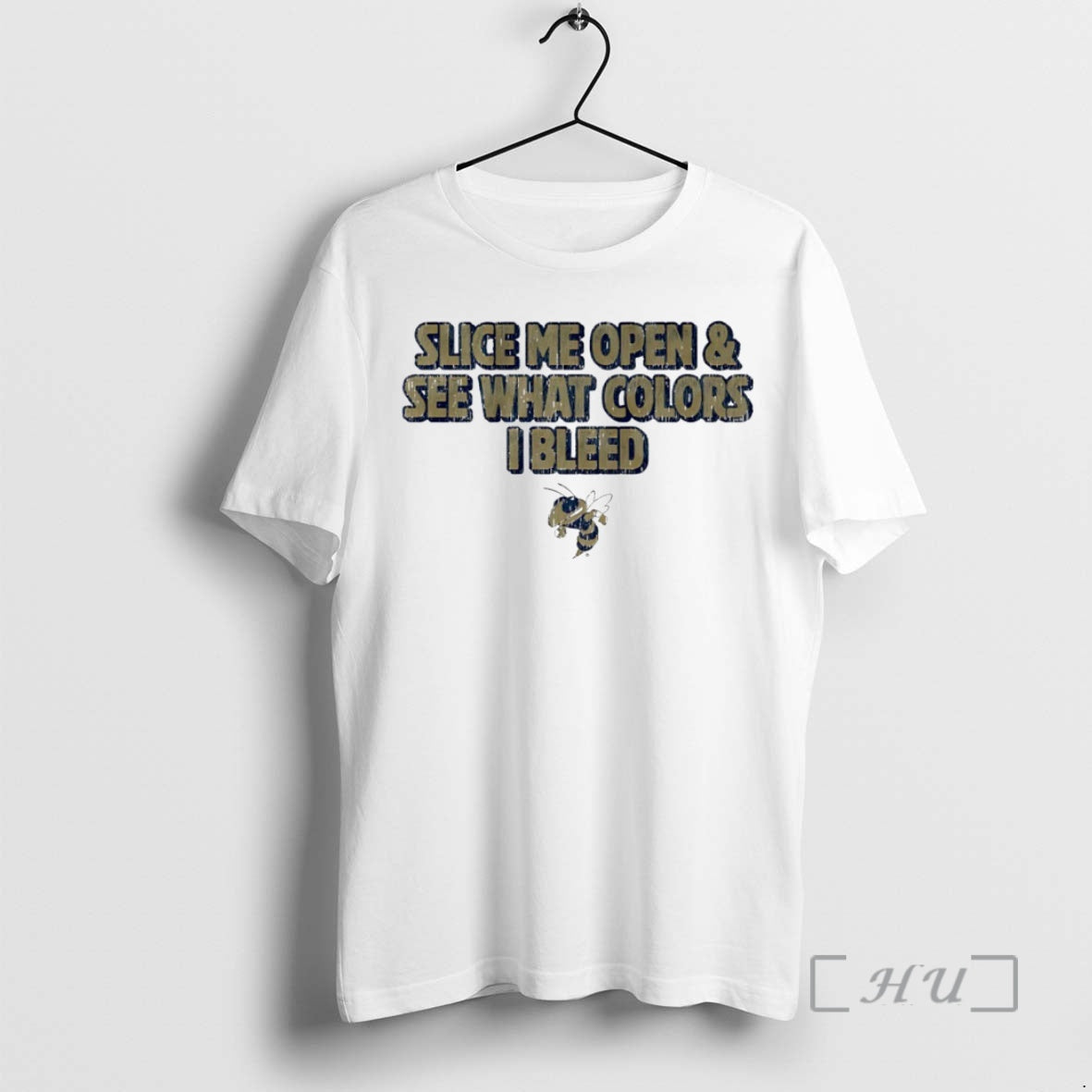 Officials Georgia Tech Yellow Jackets Slice Me Open - Adult & Kids T-Shirts, Sweatshirts & Hoodies apparel design preview 1