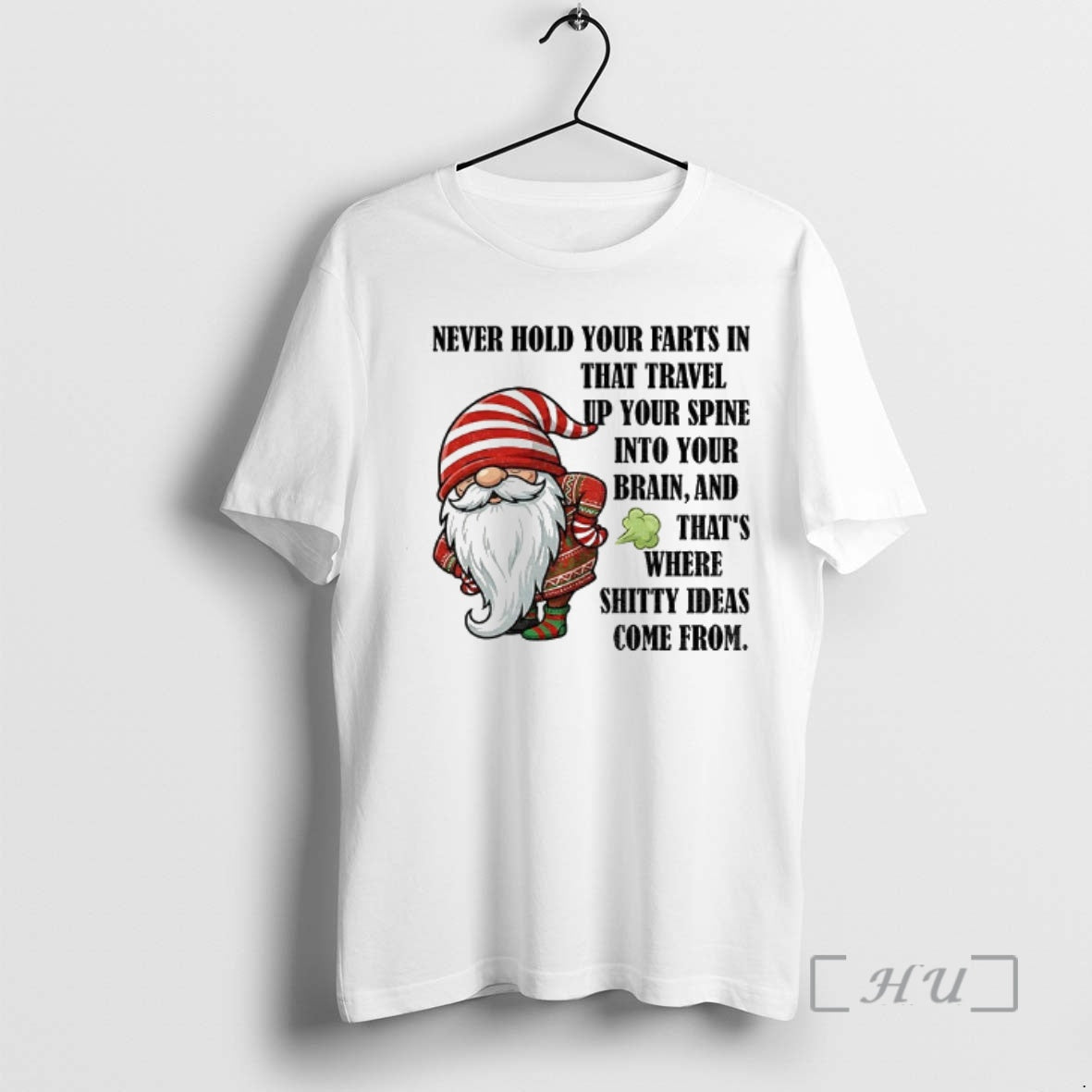 Officials Gnome Never Hold Your Farts In That Travel - Adult & Kids T-Shirts, Sweatshirts & Hoodies apparel design preview 1