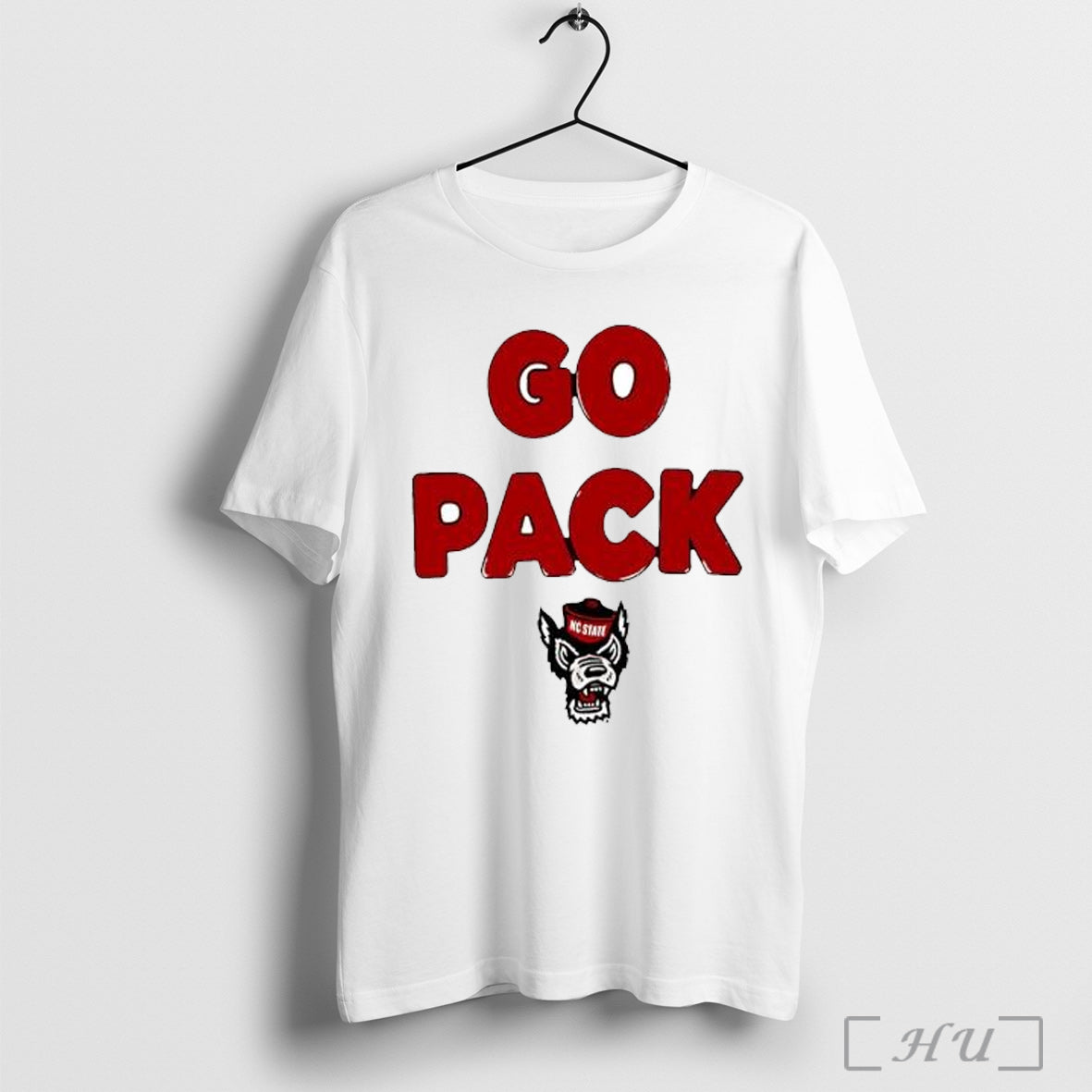 Officials Go Pack Slogan Nc State Wolfpack - Adult & Kids T-Shirts, Sweatshirts & Hoodies apparel design preview 1