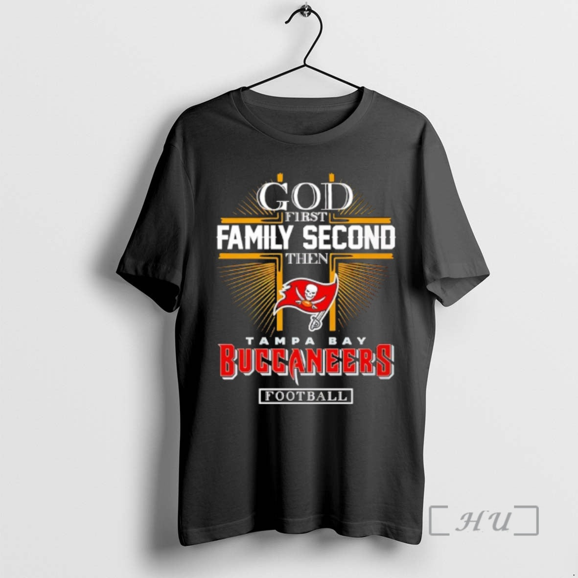 Officials God First Family Second Then Tampa Bay - Adult & Kids T-Shirts, Sweatshirts & Hoodies apparel design preview 1